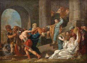 Thejustification Of Susanne by Francois-Guillaume Menageot