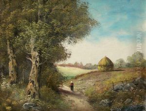 Paysage by Emile Rene Menard