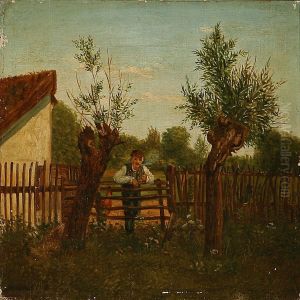En Middagspibe by Rene Joseph Menard