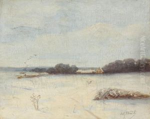 Peisaj De Iarna by Arthur Mendel