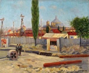 Landscape In Bucharest by Arthur Mendel