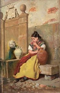 Aguadora Pensativa by Jose Mendiguchia