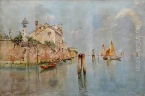 View Of Venice by Carlo Menegazzi