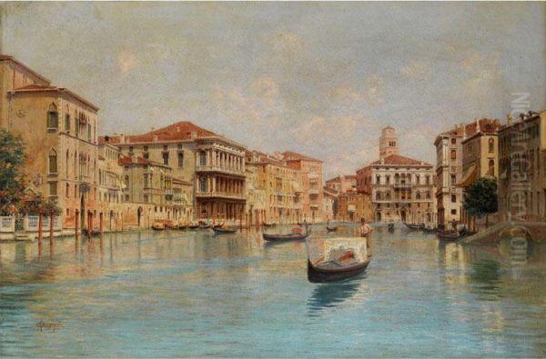 Venedig - Blick Auf Den Palazzo Grassiam Canal Grande - view 1
