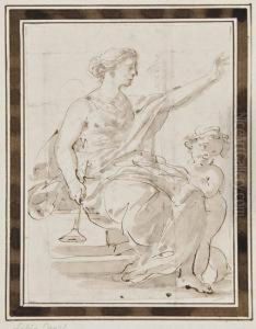 Allegory Of Music
Pen And Ink,
With Grey Wash Allegory Of Music
Pen And Ink,
With Grey Wash