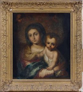 Vierge A L'enfant by Francisco Meneses Osorio