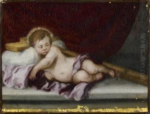 L'enfant Jesus Endormi by Francisco Meneses Osorio