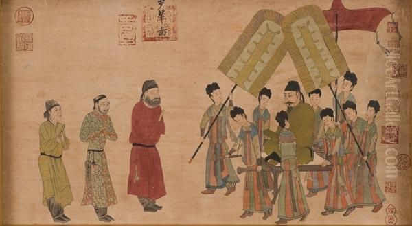 L'imperatore Taizong In Missione Diplomatica - view 1