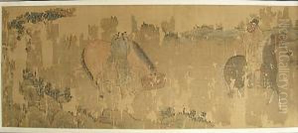 Horses And Grooms - view 1