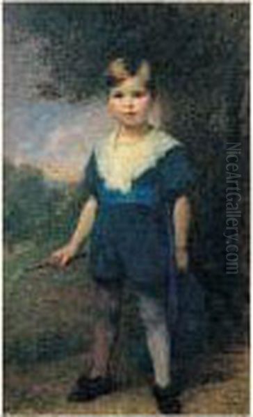 Portrait D'enfant Au Fouet - view 1