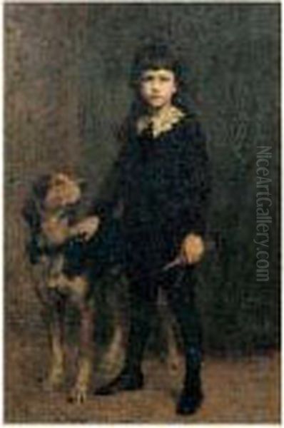 Portrait De Jacques Baudry,fils De Paul Baudry - view 1