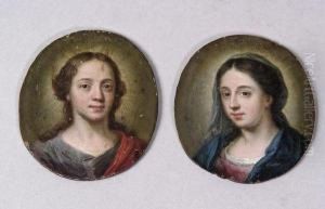 Christ Et Vierge by Anton Raphael Mengs