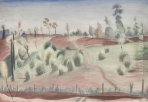 Landscape by Bernard Meninsky