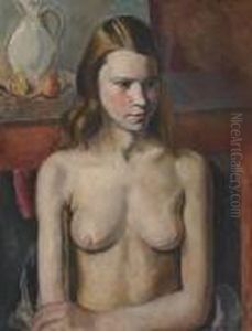 Seated Nude by Bernard Meninsky