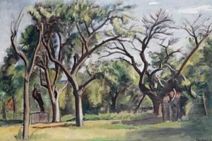 In The Garden by Bernard Meninsky