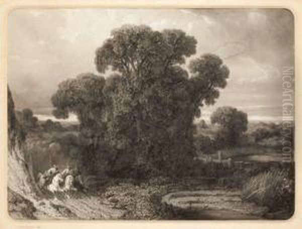 Cavaliers Dans Un Paysage - view 1