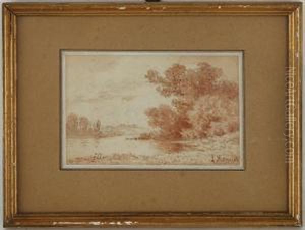 Paysage Lacustre by Louis Mennet