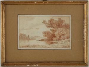 Paysage Lacustre by Louis Mennet