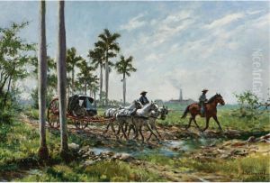 Paisaje Con Carroza E Ingenio (landscape With Carriage Andsugarmill)