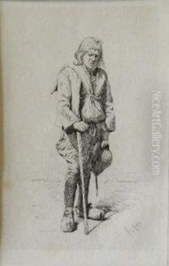 Breton Peasant by Mortimer Luddington Mempes