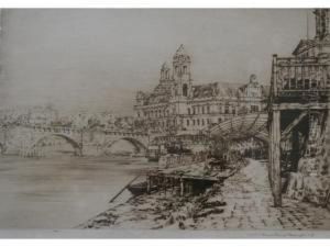 A Tea House, Shanghai by Mortimer Luddington Mempes