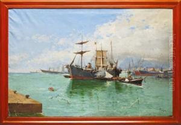 Barco Arribando Al Puerto - view 1