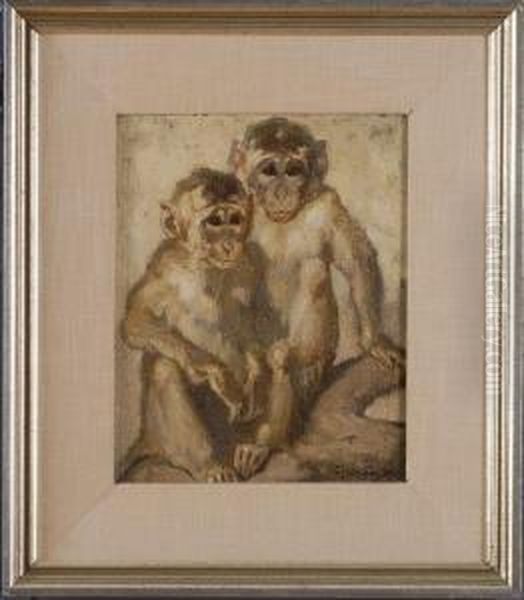 Two Monkeys - view 1