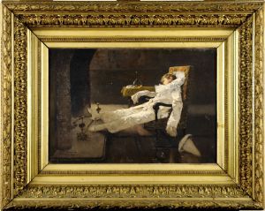 Pierrot Endormi by Edouard Menta