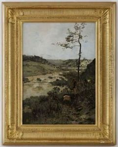 Jeune Chevrier Dans Un Paysage