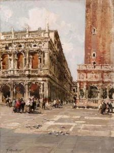 La Biblioteca E La Loggetta Inpiazzetta San Marco A Venezia