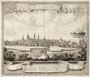 Procpect Of The City Zittau Southbound by Johann Georg Mentzel