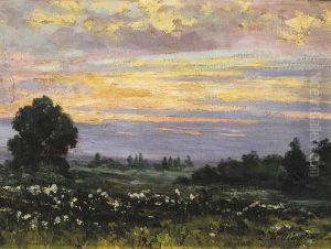 Paysage. by Wilhelm Menzler Casel