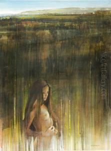 Nudo In Un Paesaggio by Gaetano Meo