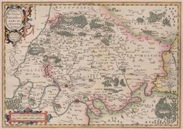Landkarte Von Frankreich, Isle De France - view 1