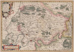 Landkarte Von Frankreich, Isle De France by Gerardus, G. Kremer Mercator