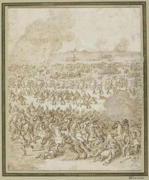 A Cavalry Battle - view 1
