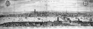 A View Of: London And Paris by Matthaus the Elder Merian