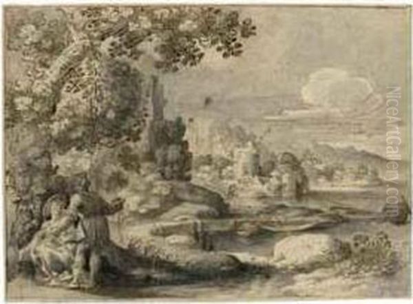 Judah And Tamar - view 1