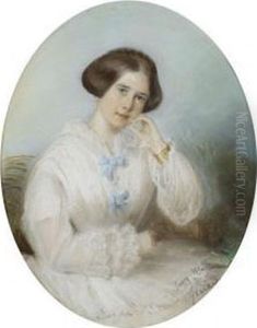 Portrait Of A Young Lady by Nancy Merienne