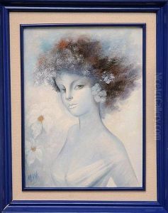 Retrato De Mujer by Vicente Merino Palomares