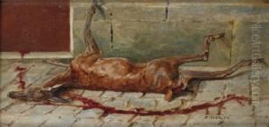 Le Chevreuil Gisant by Edouard Paul Merite