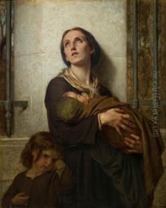 The Poor Mother by Hugues Merle