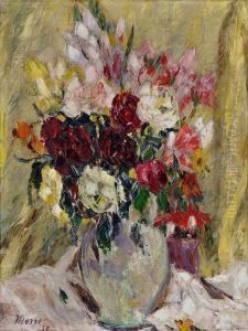 Blumenstillleben by Johanna H. Merre
