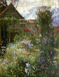 A Garden In Spring by Anna Lea Merritt