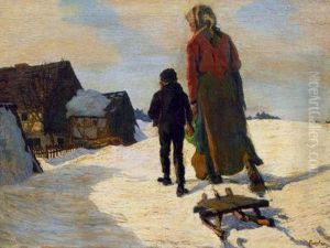 Auf Dem Heimweg by Otto Merseburger