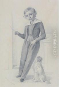 Knabe Mit Hund