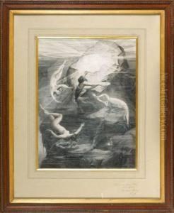 Alberich Et Les Filles Du Rhin by Luc-Olivier Merson