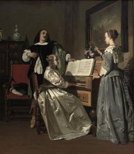 The Chamber Concert by Johannes Cornelis Mertz