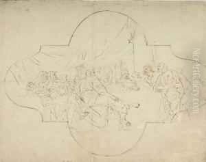 Das Letzte Abendmahl. 1725 by Anton Merz