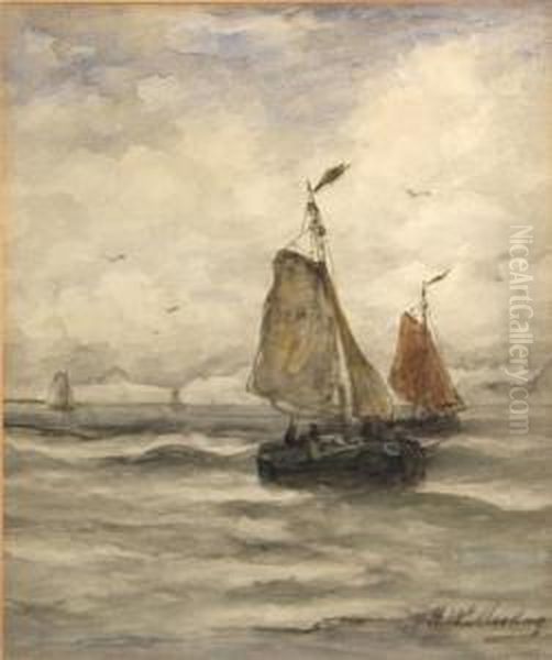 Scheveningen Fishing Boats - view 1